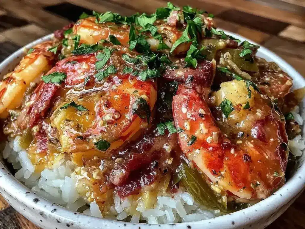 creamy crawfish étouffée - featured image