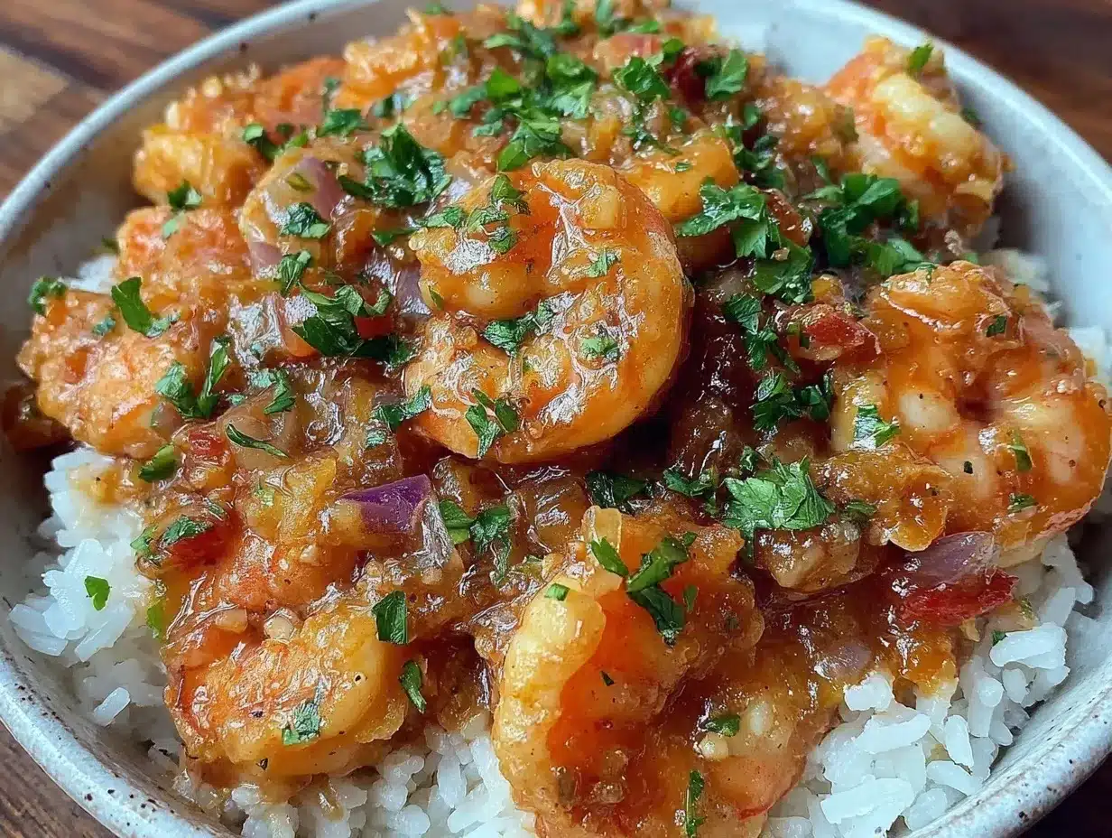 creamy crawfish étouffée preparation steps