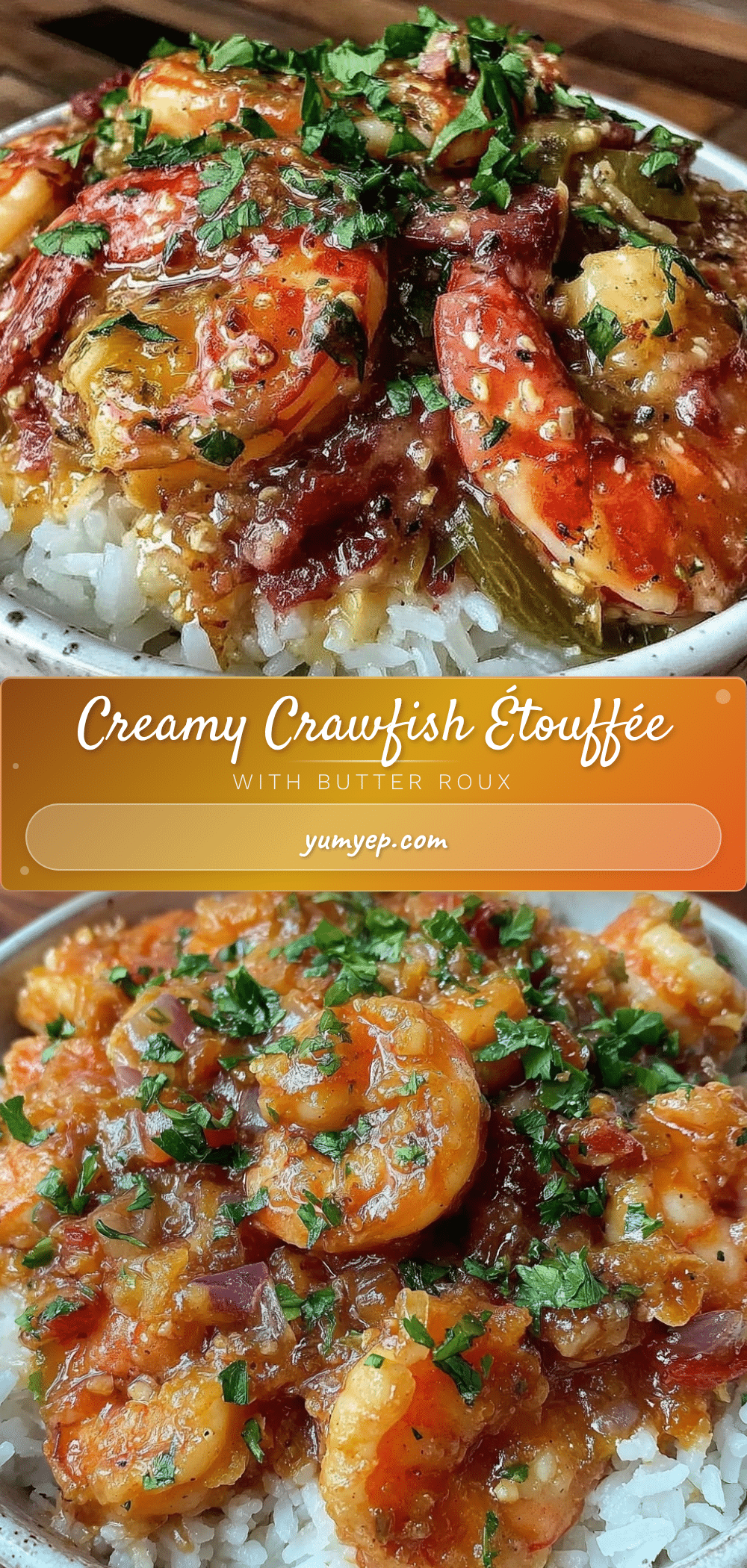 creamy crawfish étouffée recipe