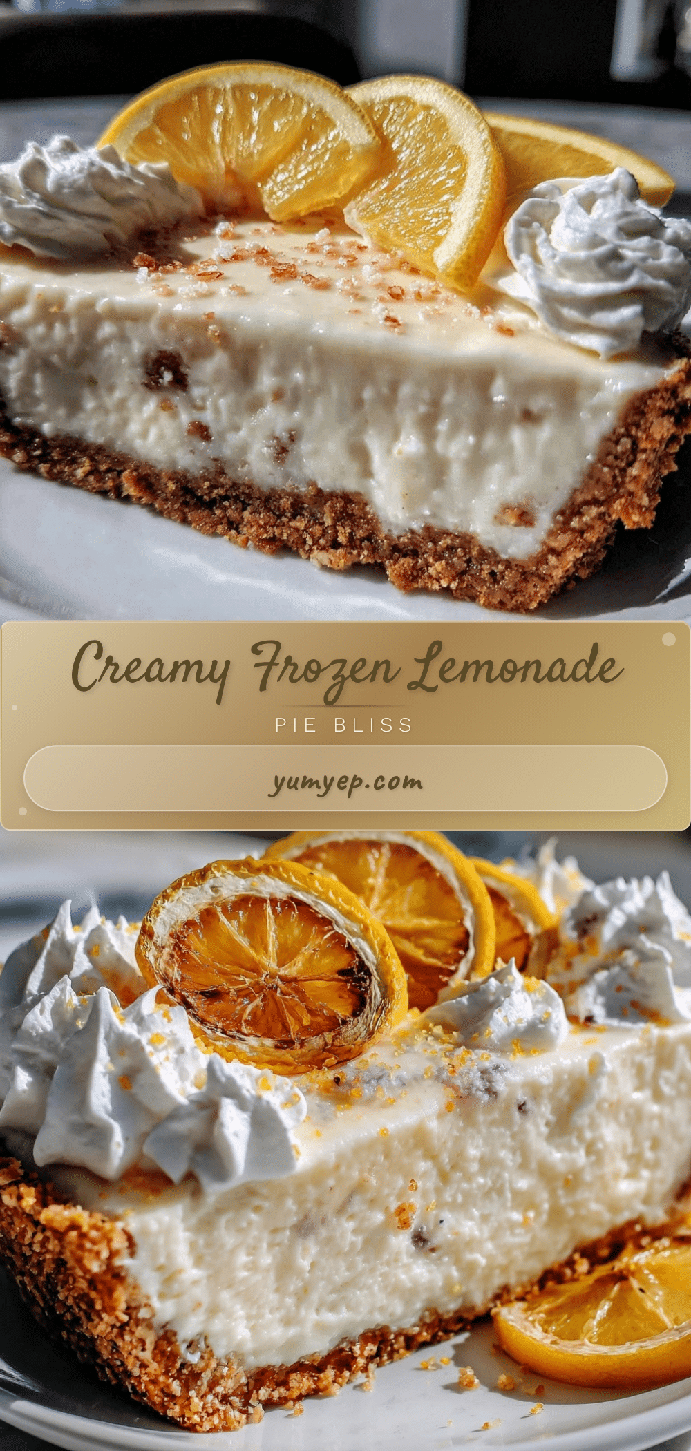 creamy frozen lemonade pie recipe