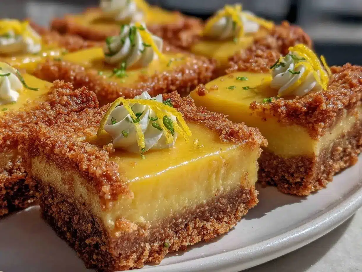 creamy lemonade pie bars preparation steps