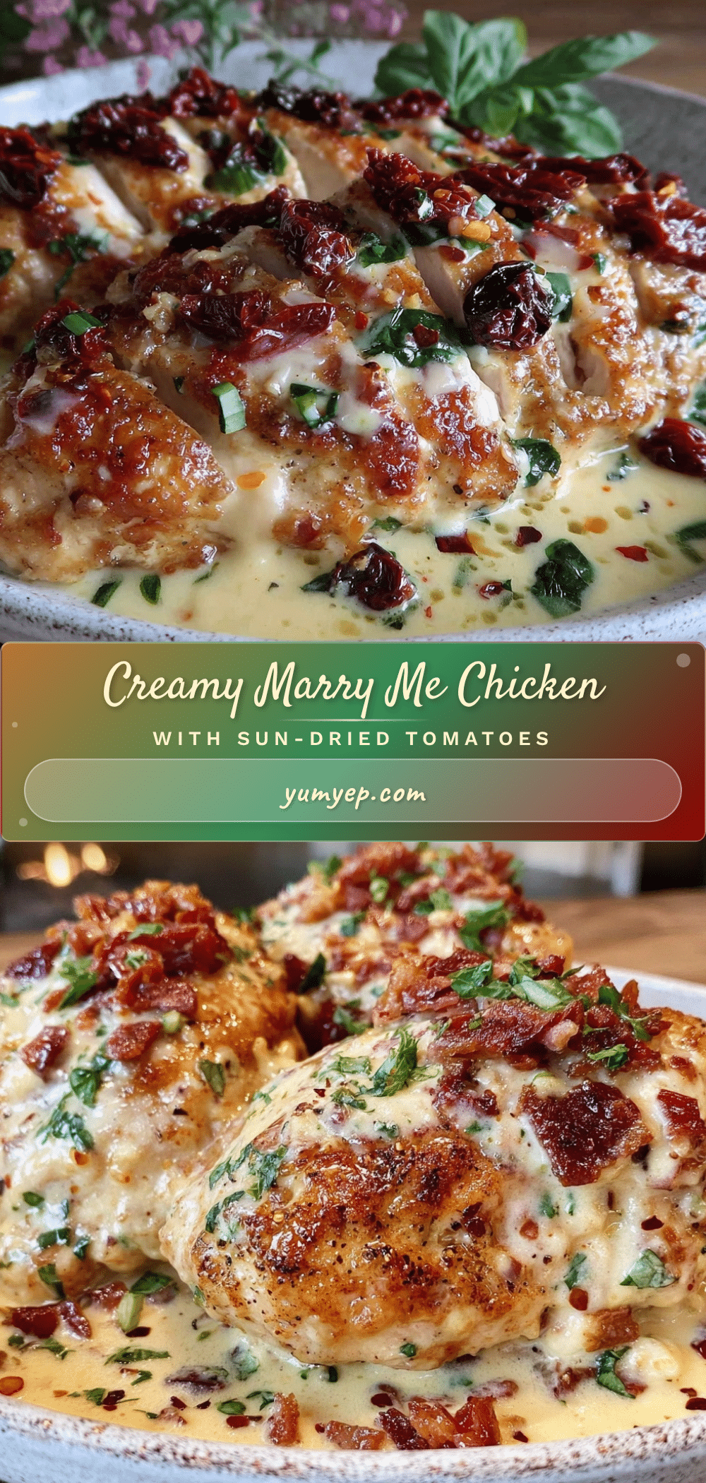 creamy marry me chicken recipe