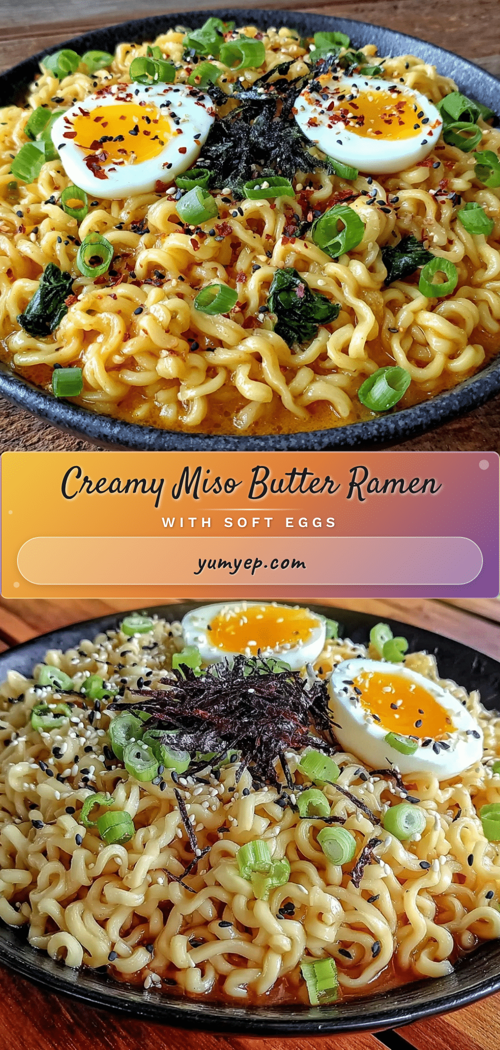creamy miso butter ramen noodles recipe