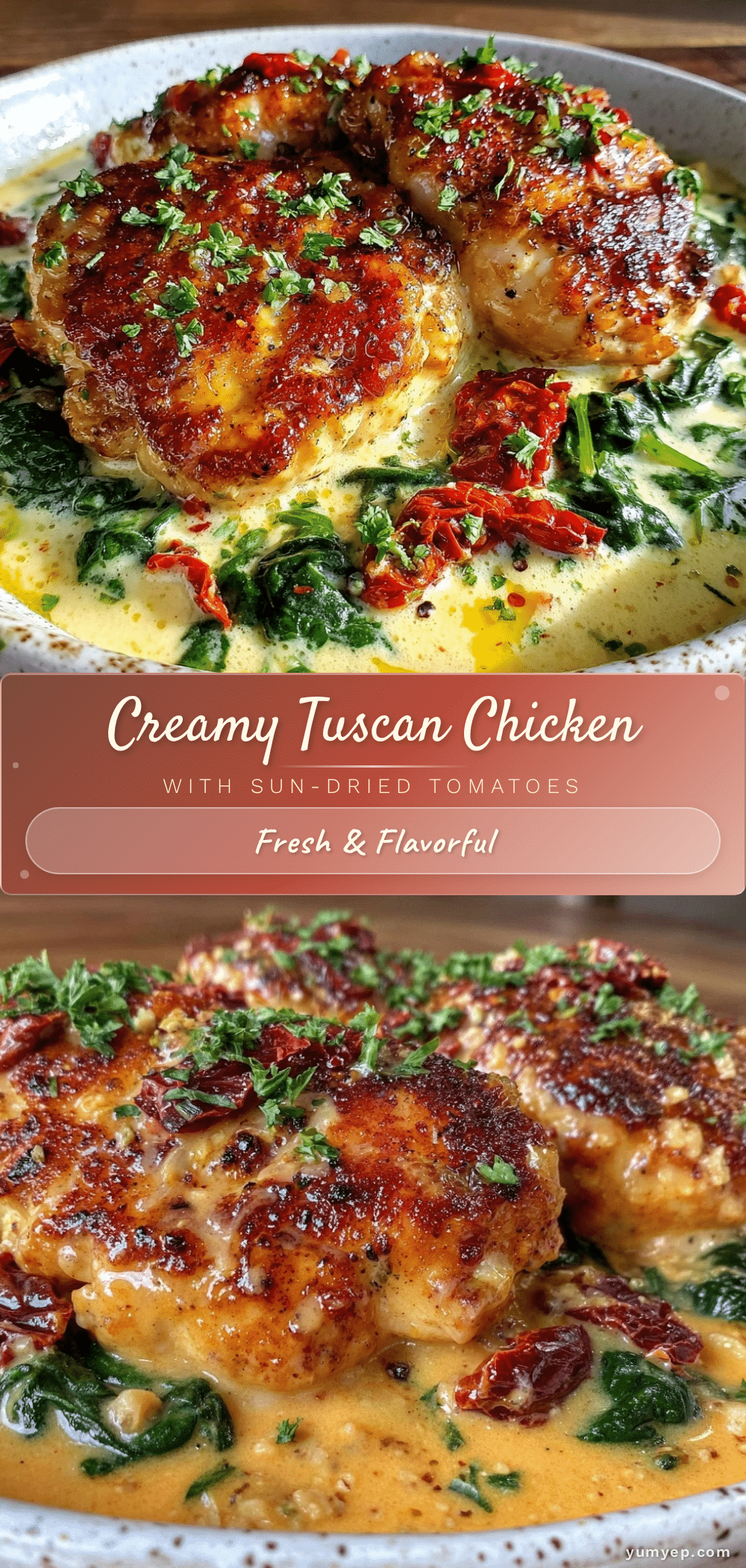 creamy tuscan chicken recipe