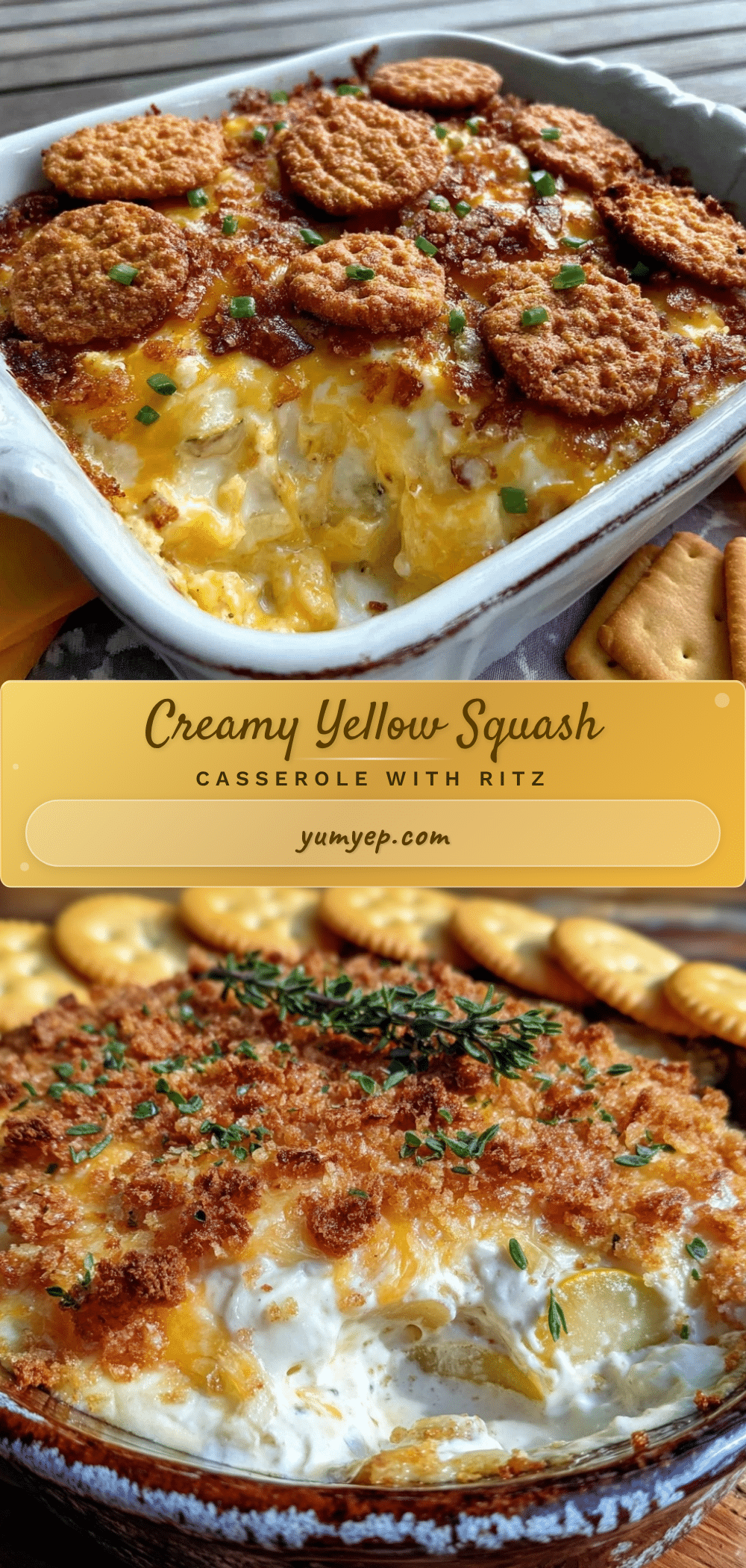 creamy yellow squash casserole recipe