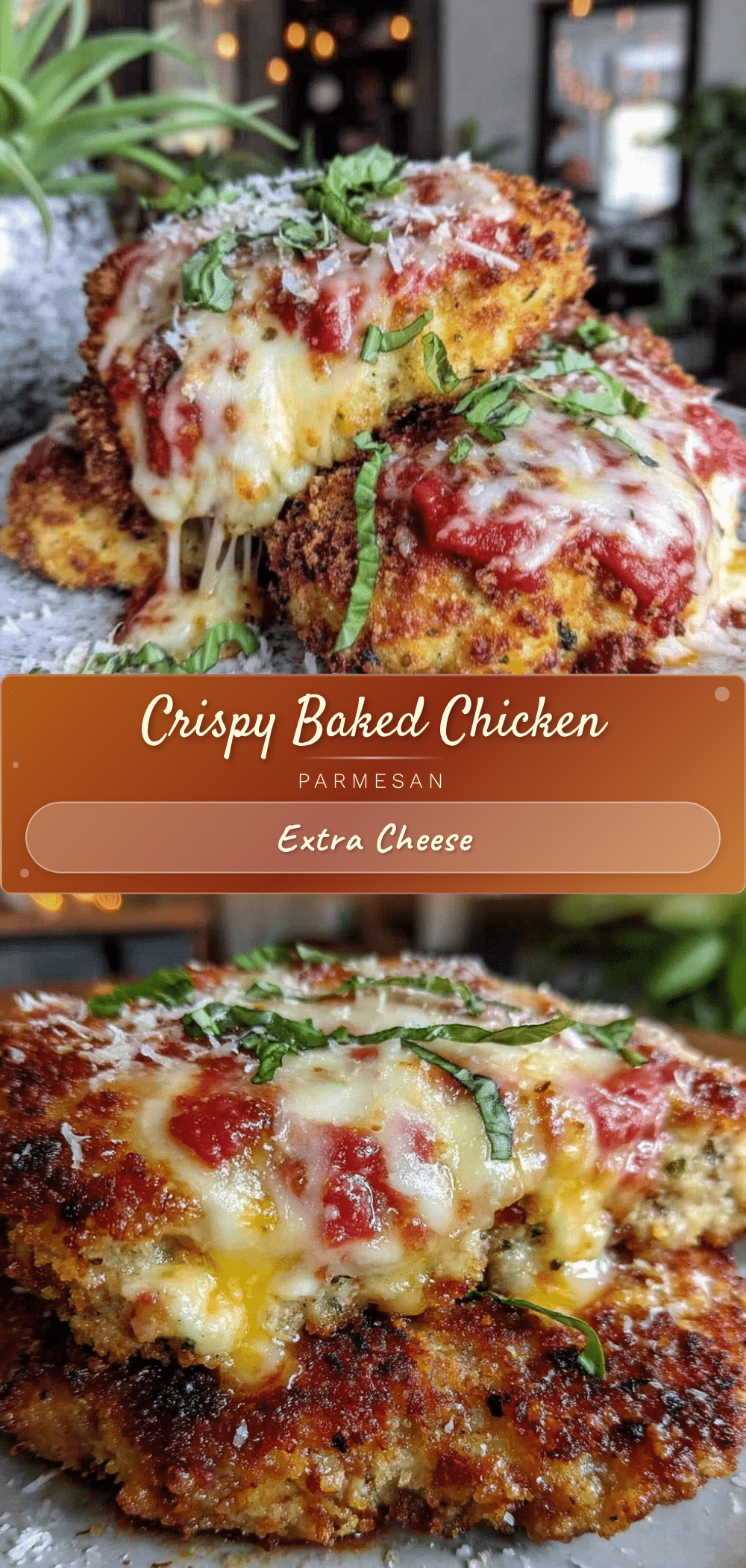 crispy baked chicken parmesan recipe