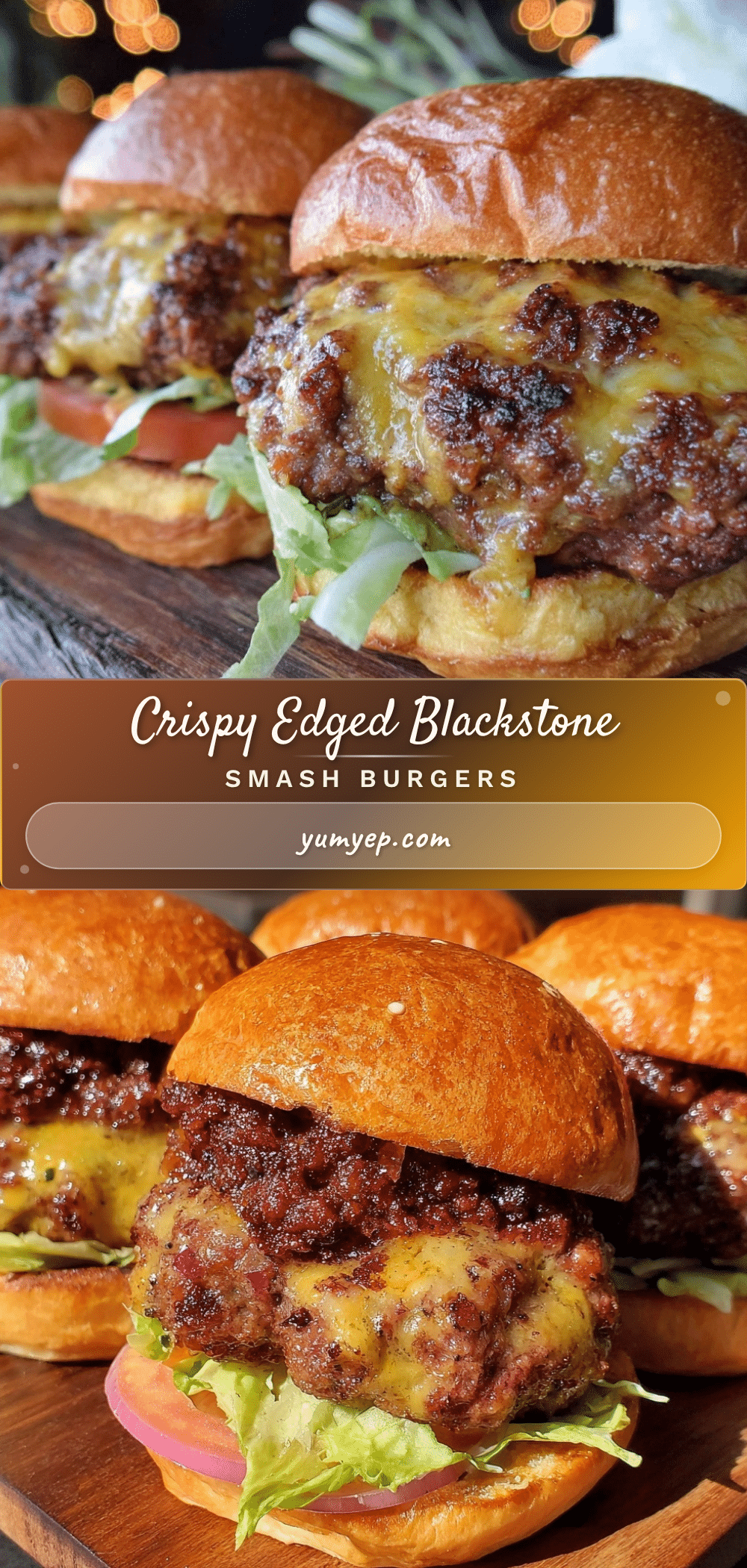 crispy blackstone smash burgers recipe