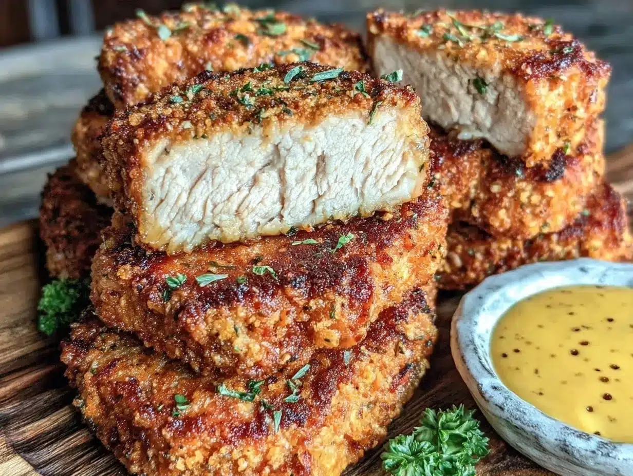 crispy breaded pork chops preparation steps