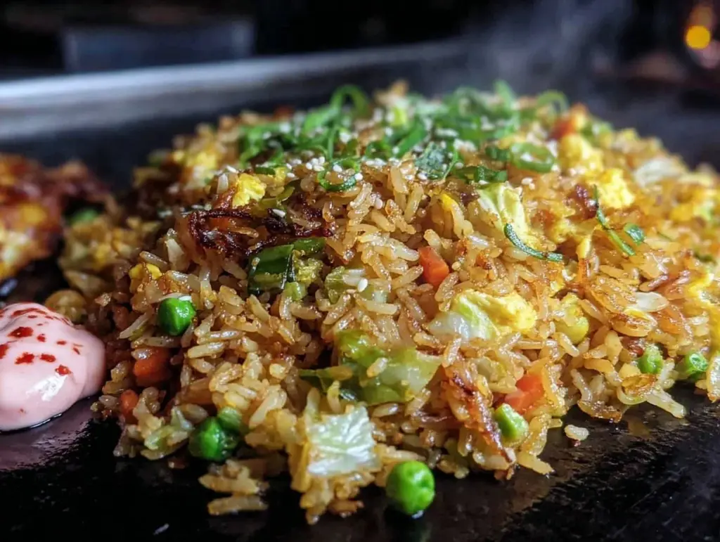 crispy hibachi-style fried rice - featured image