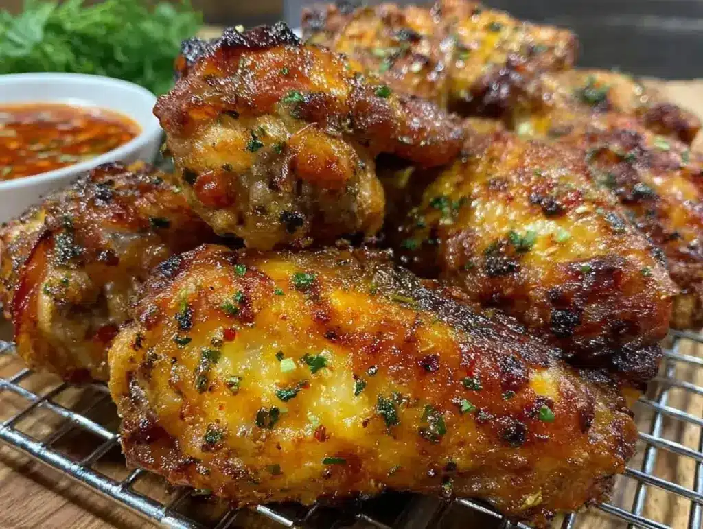 crispy ninja air fryer frozen chicken wings - featured image