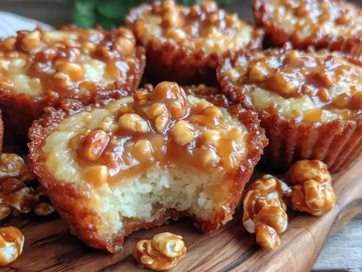 crispy peanut butter and cracker jack cookie cups preparation steps