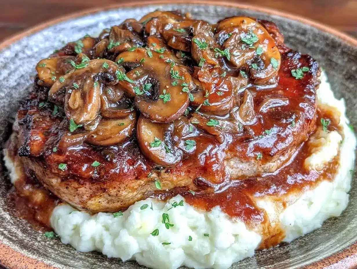 crockpot smothered pork chops preparation steps