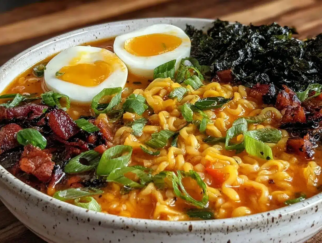 easy creamy ramen preparation steps