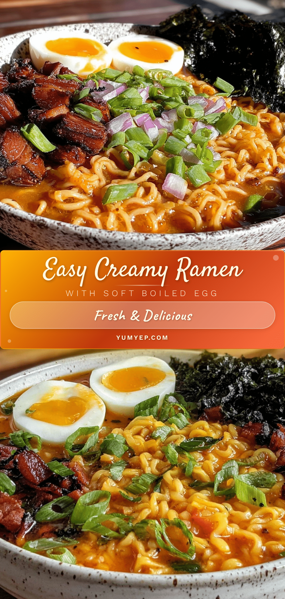easy creamy ramen recipe