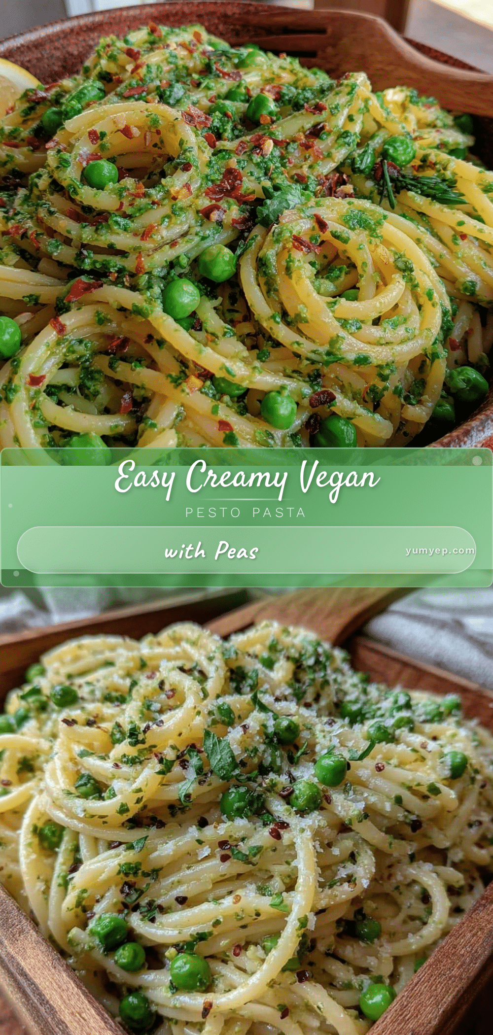 easy creamy vegan pesto pasta recipe