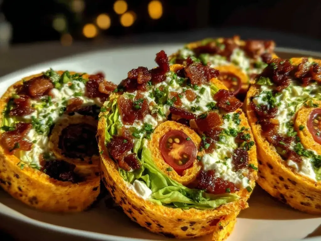 Easy Crispy BLT Pinwheels - featured image