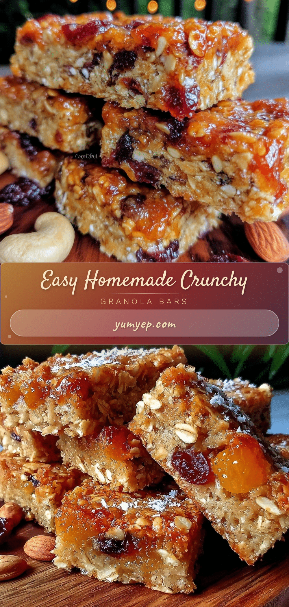 easy homemade granola bars recipe