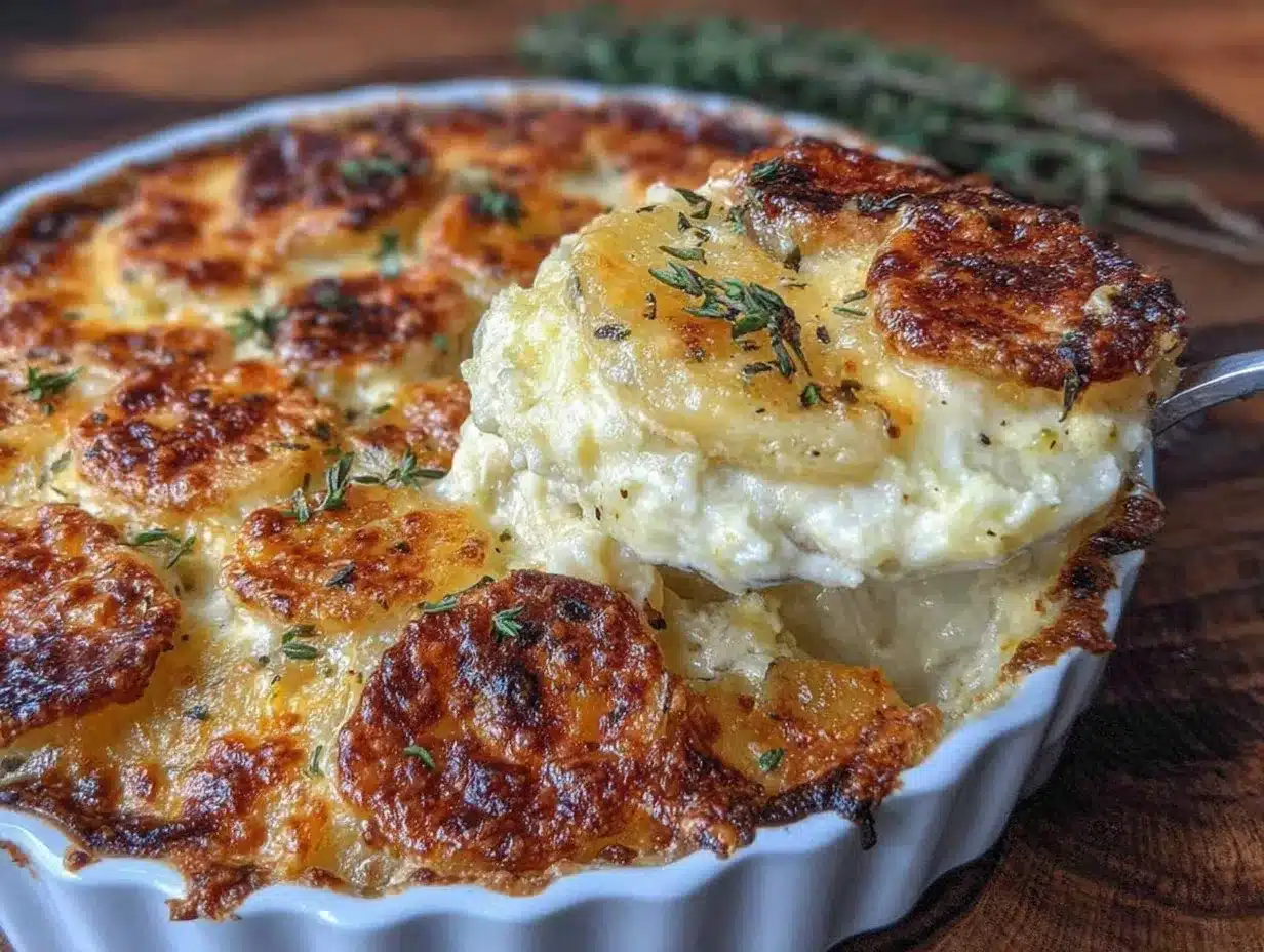 easy make-ahead cheesy scalloped potatoes preparation steps