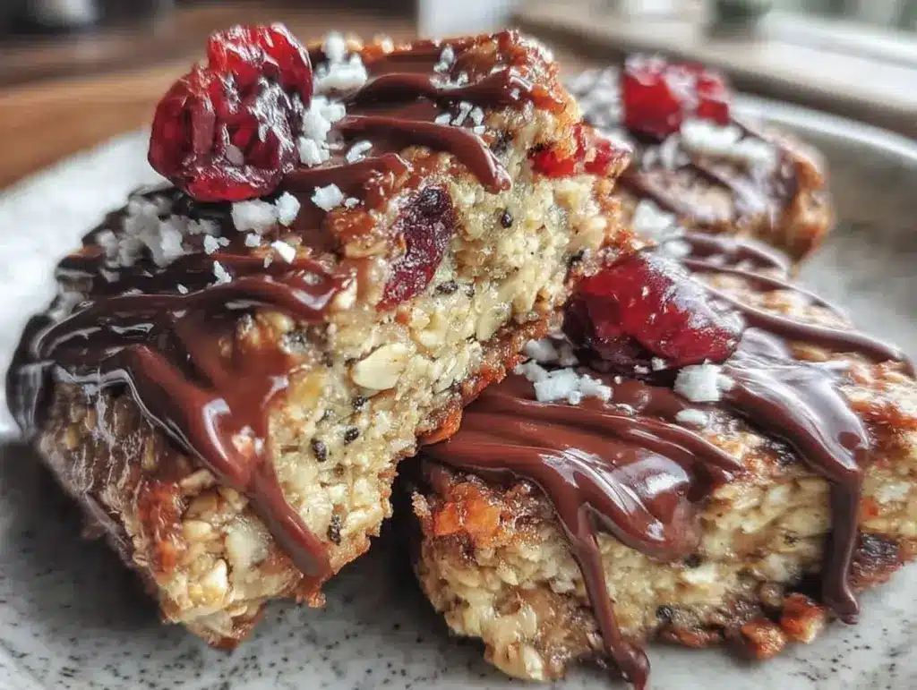 easy protein granola bars - featured image