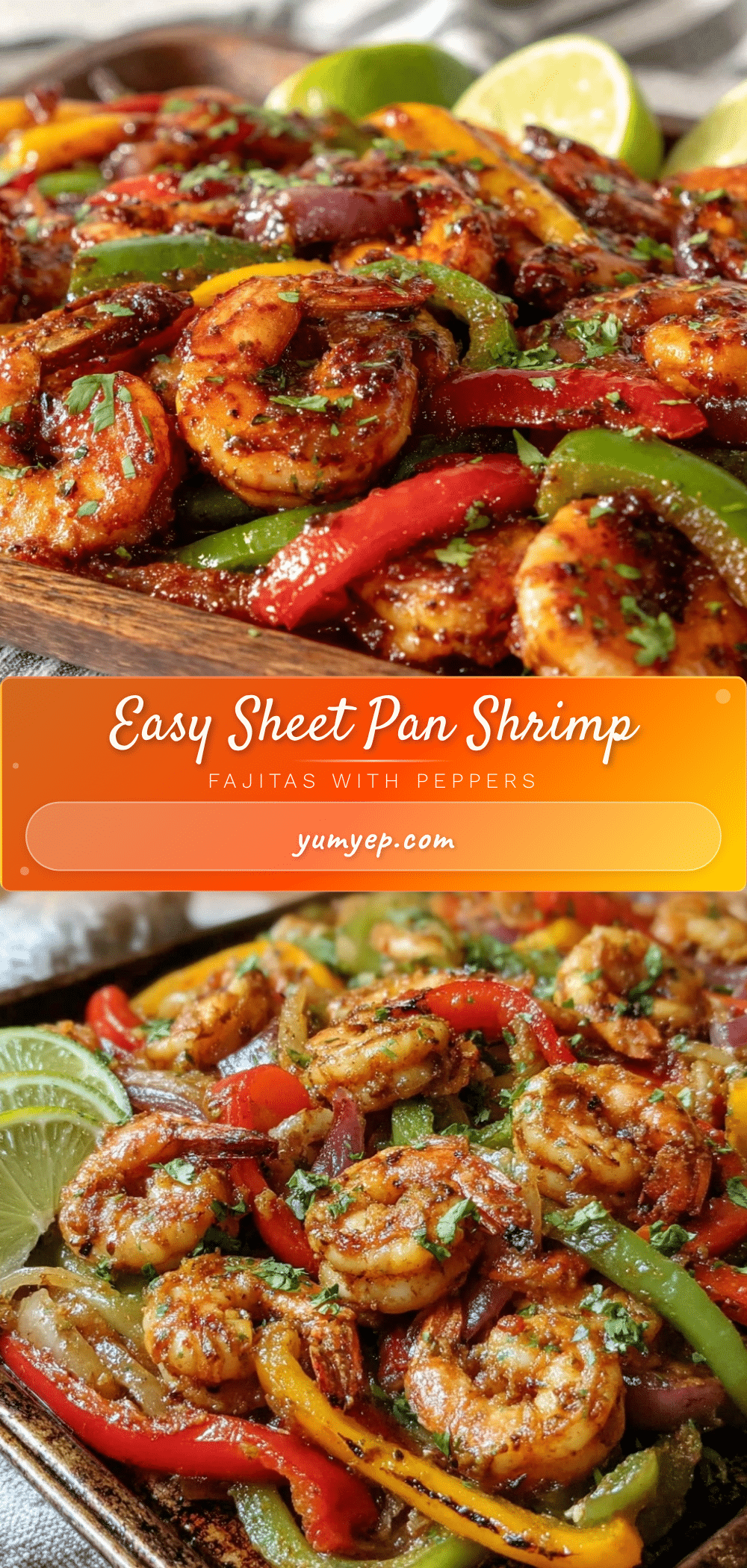 easy sheet pan shrimp fajitas recipe