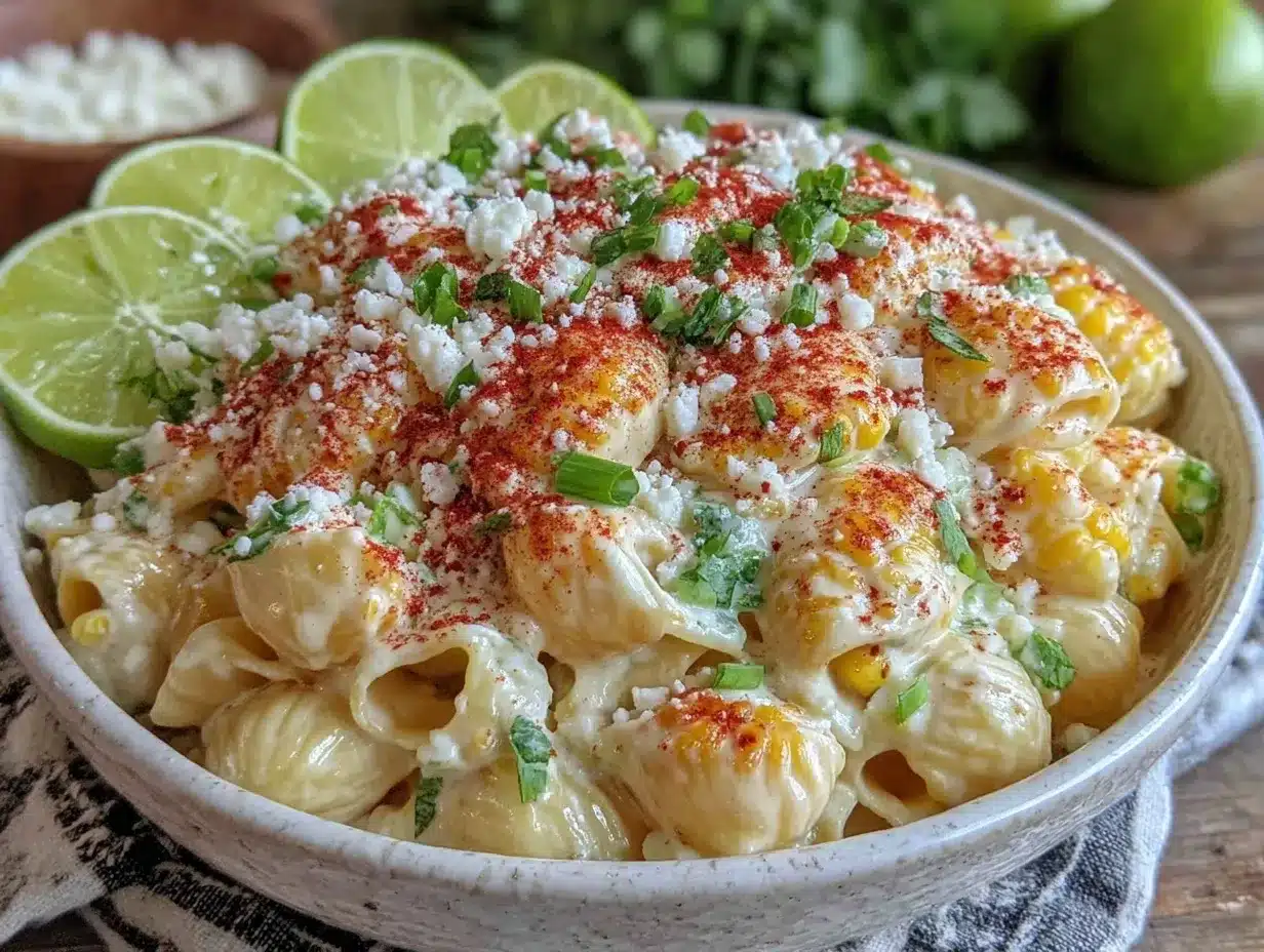 elote street corn pasta salad preparation steps