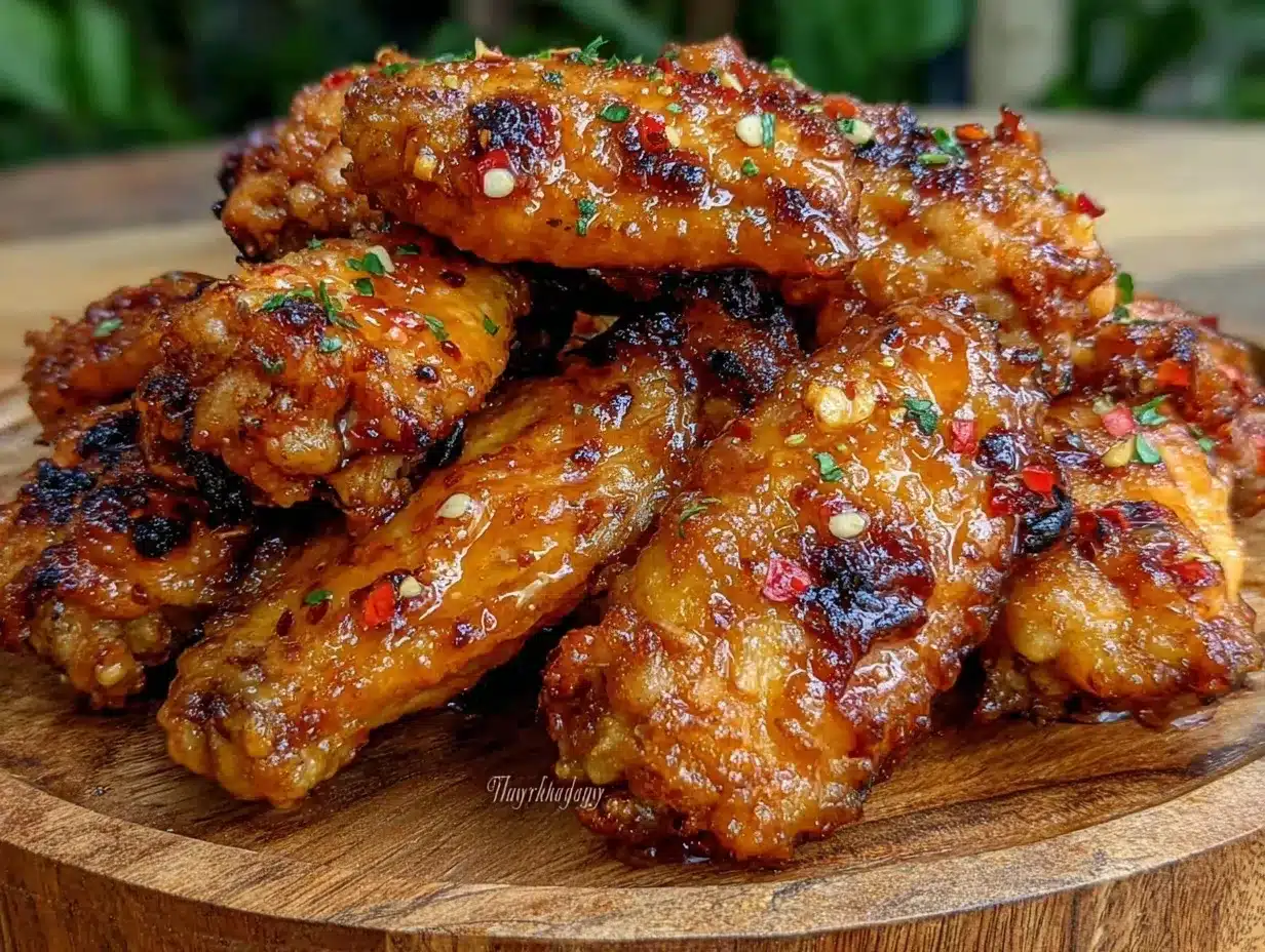 firecracker chicken wings preparation steps