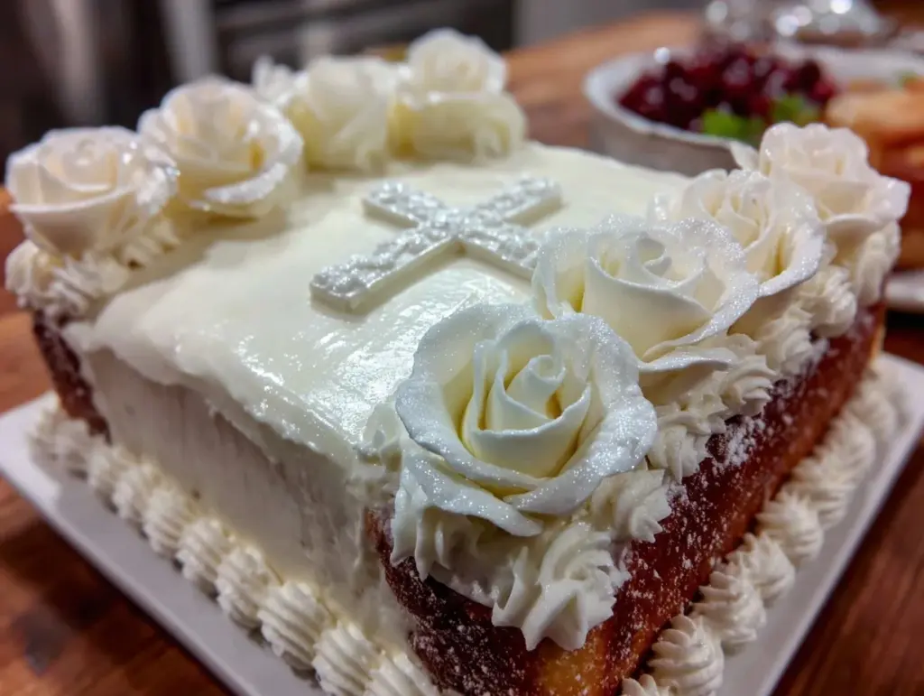 First Communion Sheet Cake - featured image