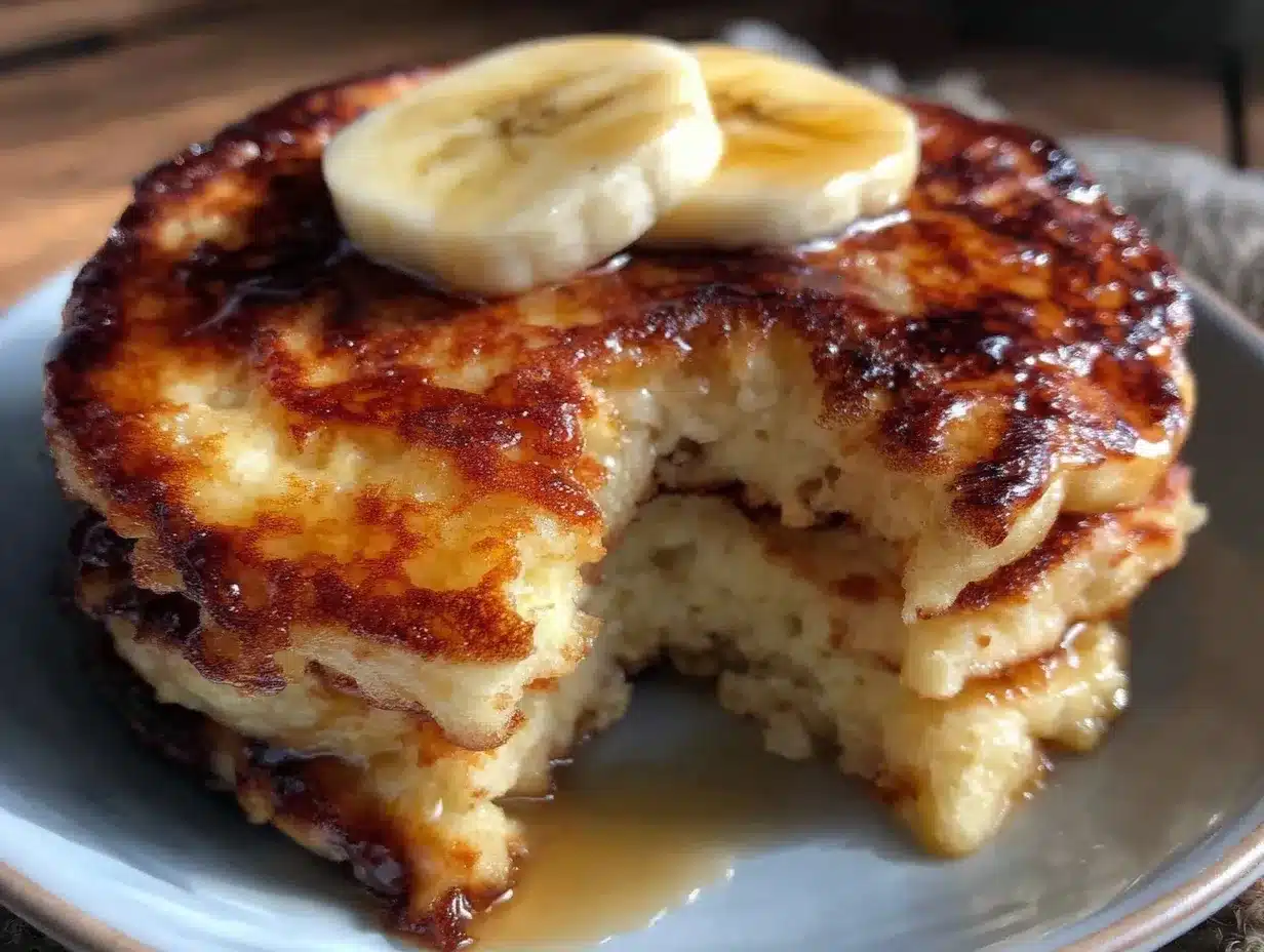 fluffy 3-ingredient banana pancakes preparation steps