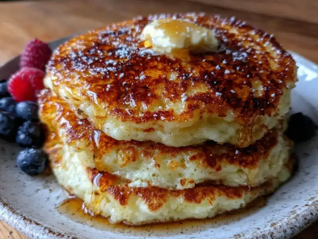 fluffy buttermilk pancakes recipe - featured image
