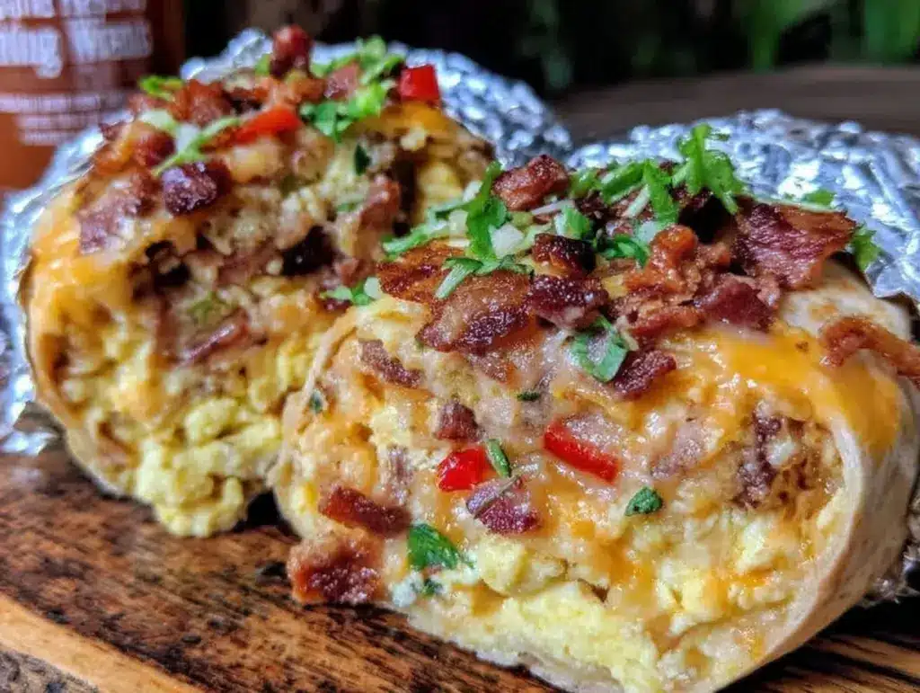 foil packet breakfast burritos - featured image