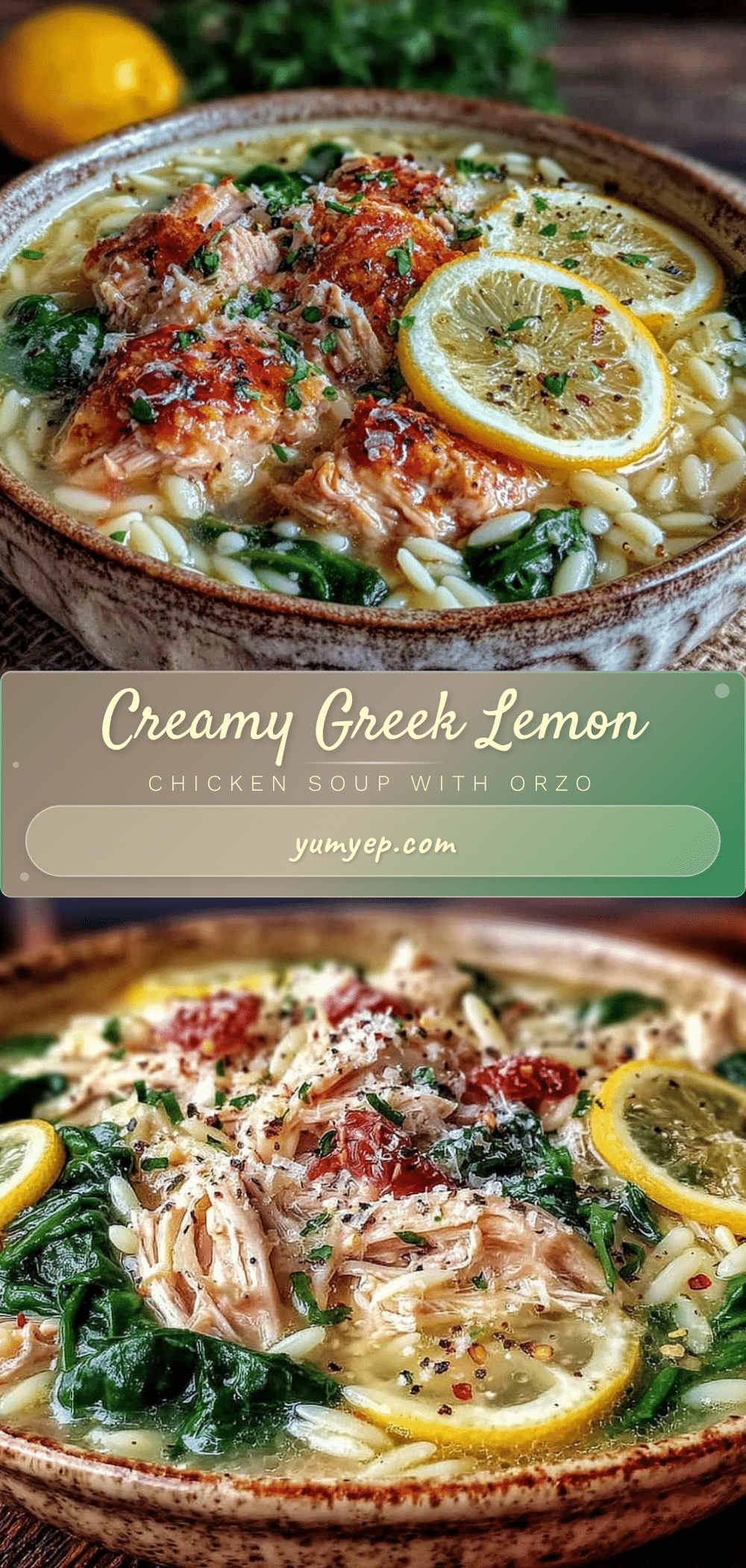Fresh Greek Lemon Chicken Soup recipe
