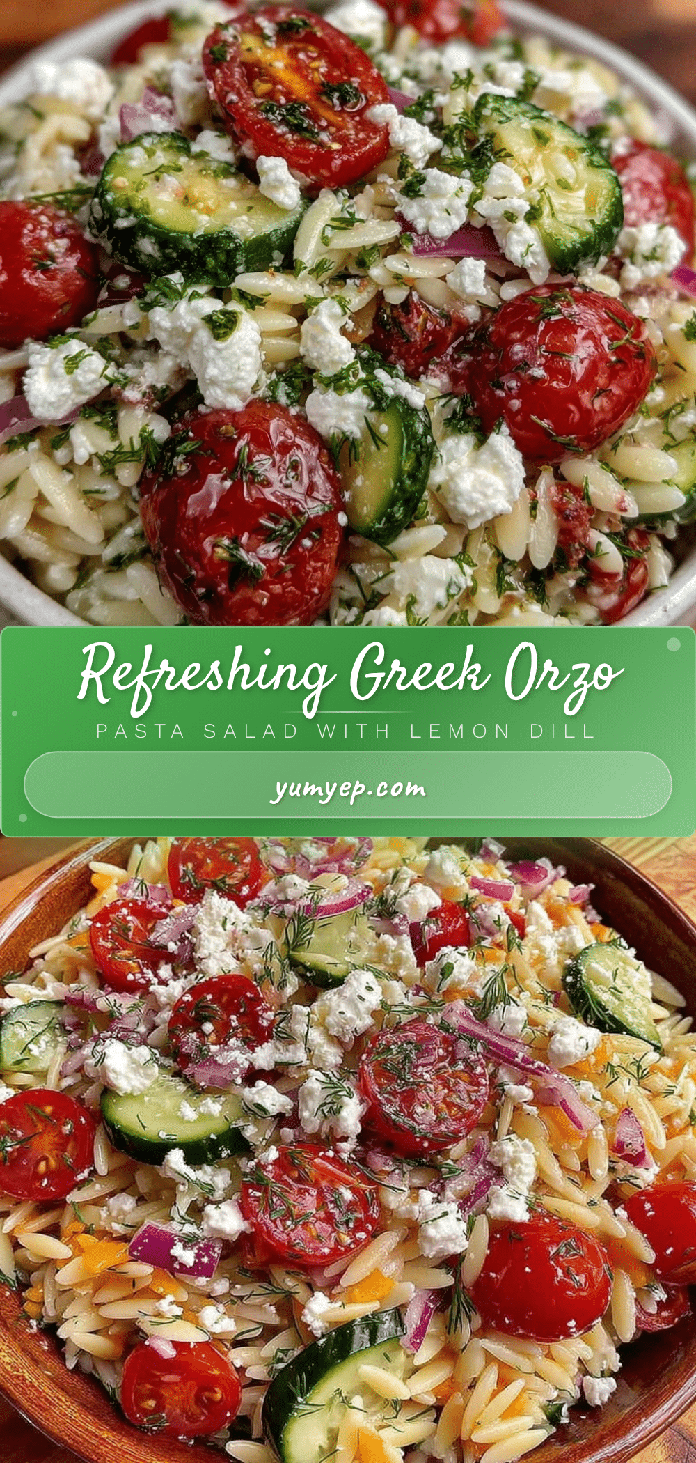 fresh greek orzo pasta salad recipe