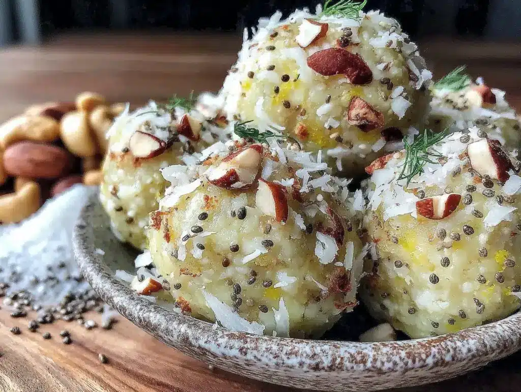 Fresh Lemon Coconut Energy Balls - featured image