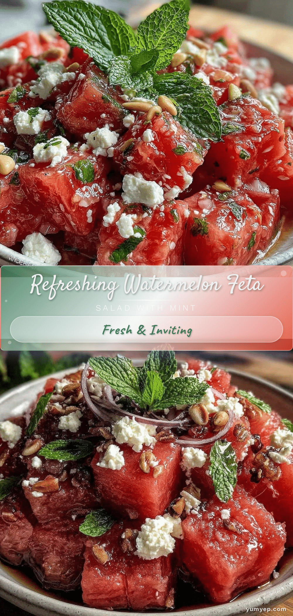 fresh watermelon feta salad recipe