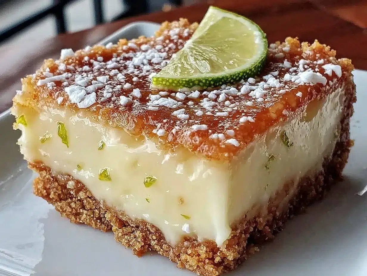 frozen key lime pie bars preparation steps