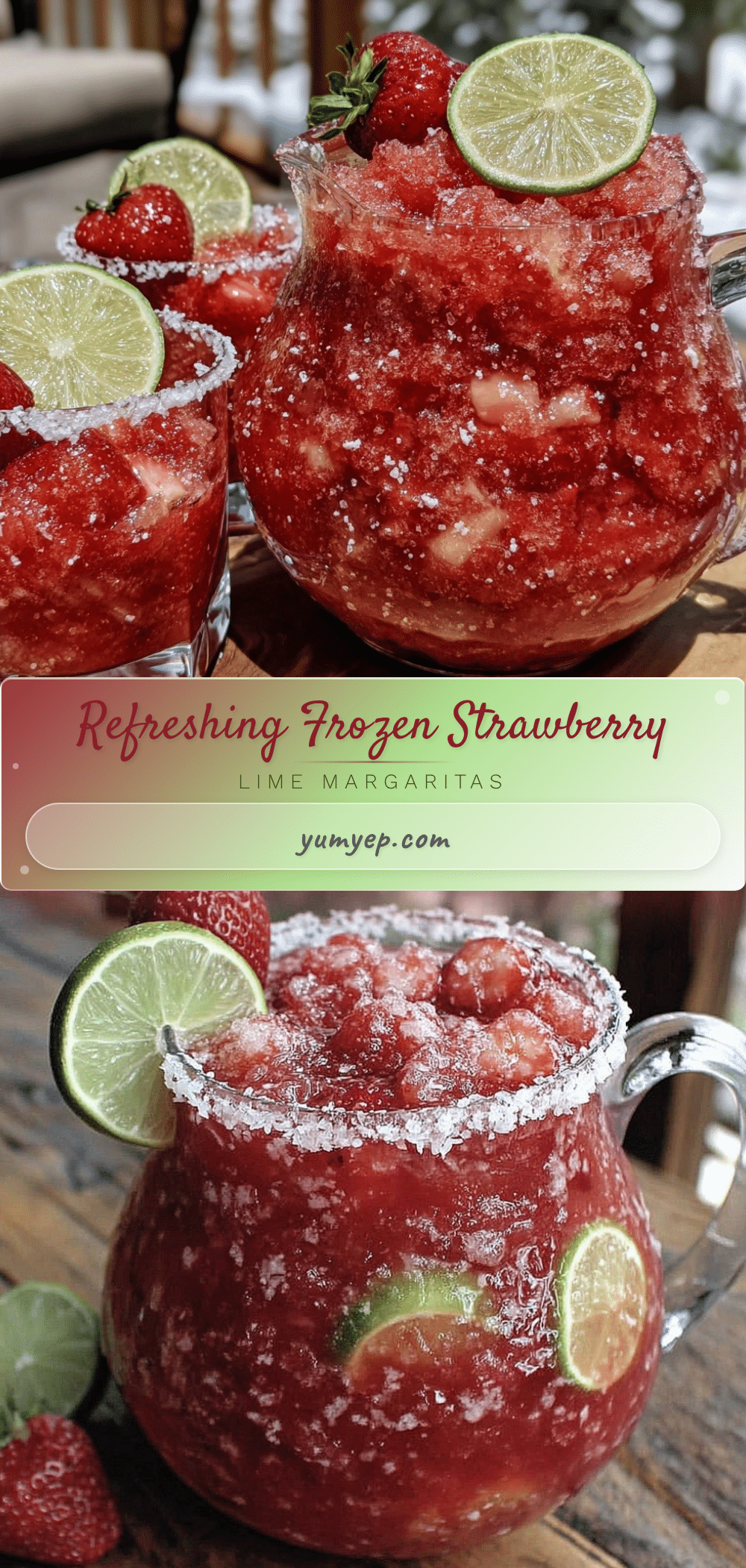 frozen strawberry margaritas recipe