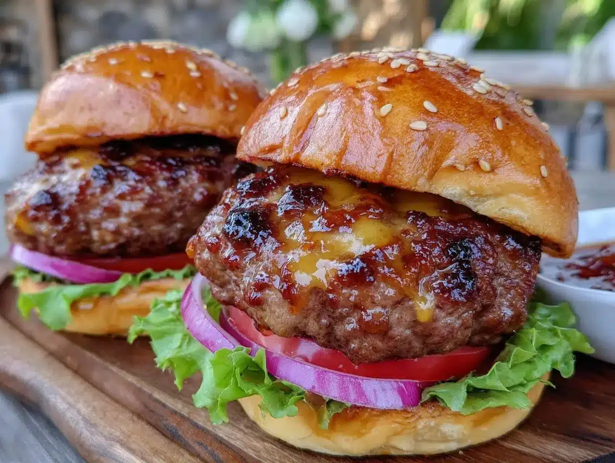 gas grill burgers preparation steps