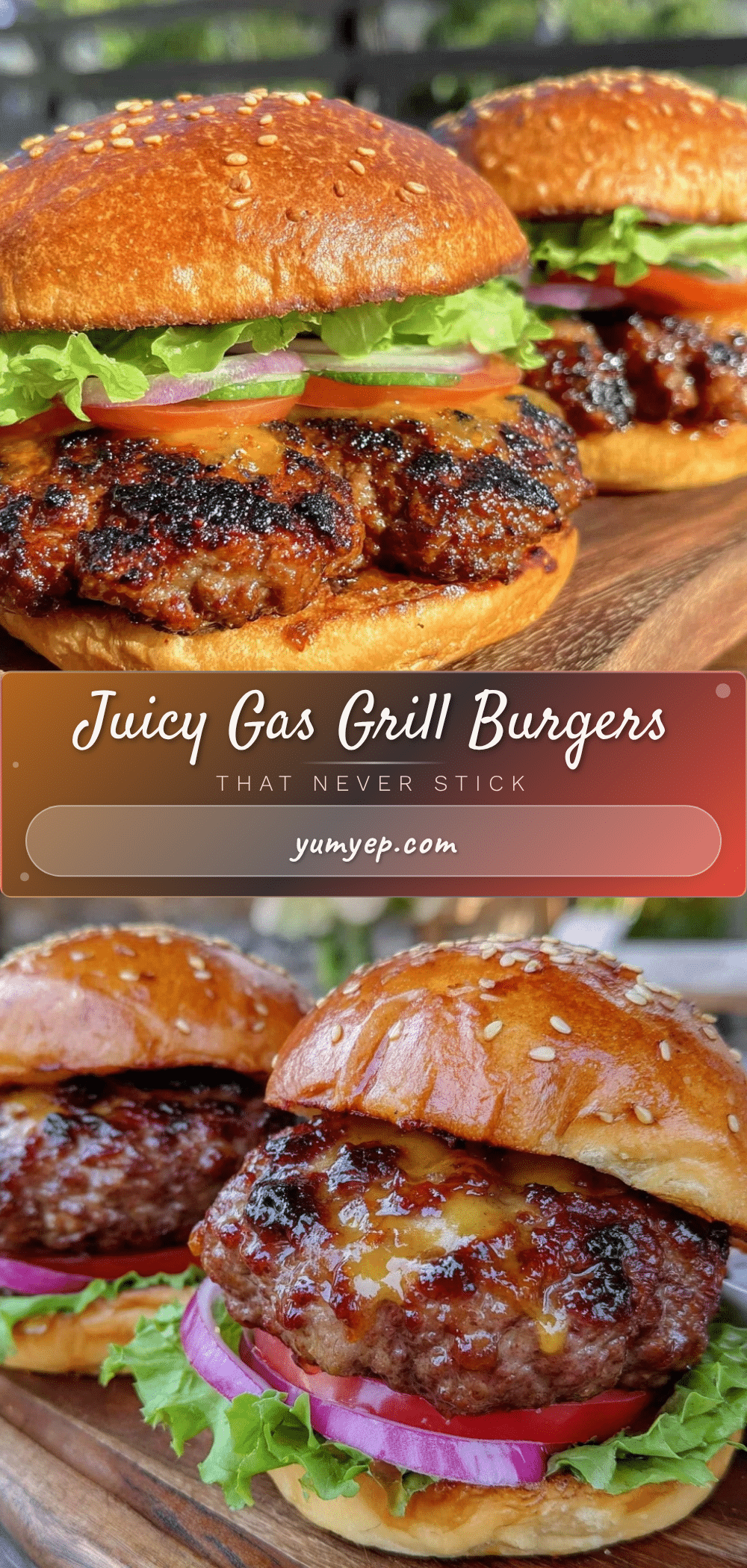 gas grill burgers recipe