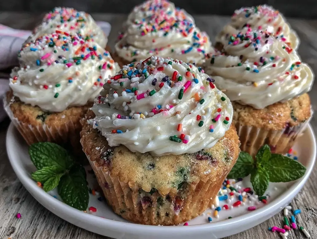 gluten-free funfetti cupcakes - featured image
