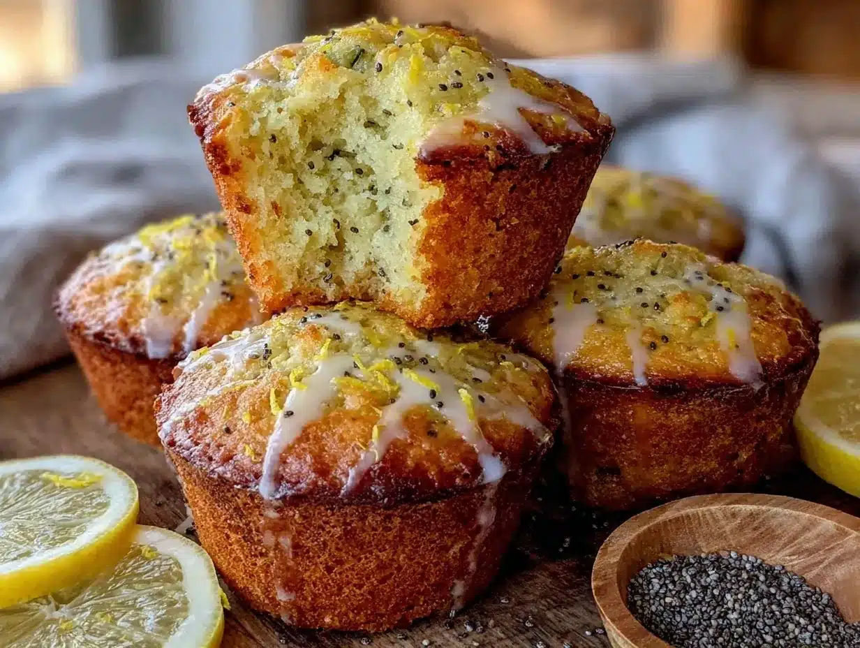 gluten-free lemon poppy seed muffins preparation steps
