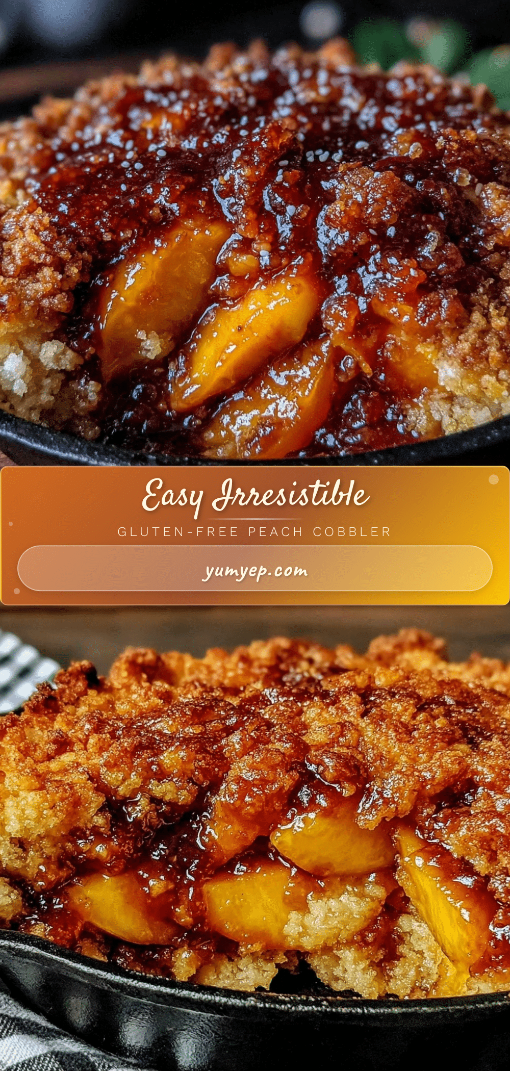 gluten-free peach cobbler recipe
