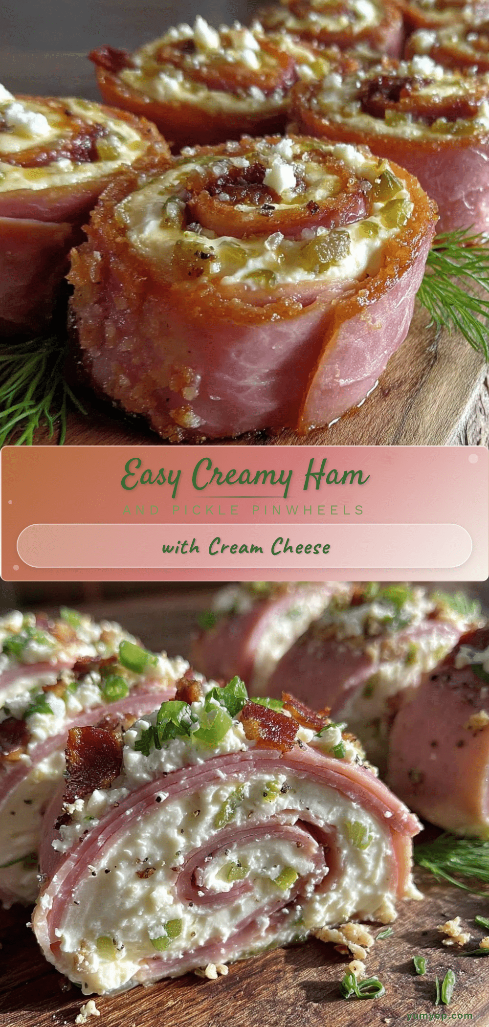ham and pickle pinwheels recipe