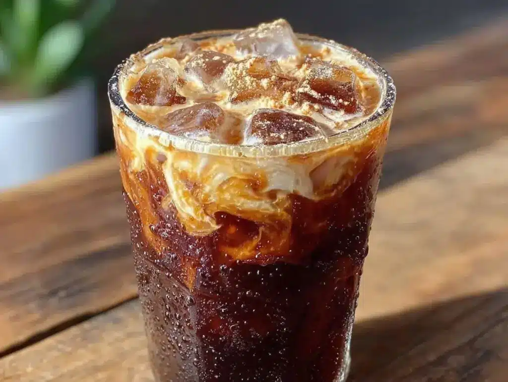 healthy iced protein coffee - featured image