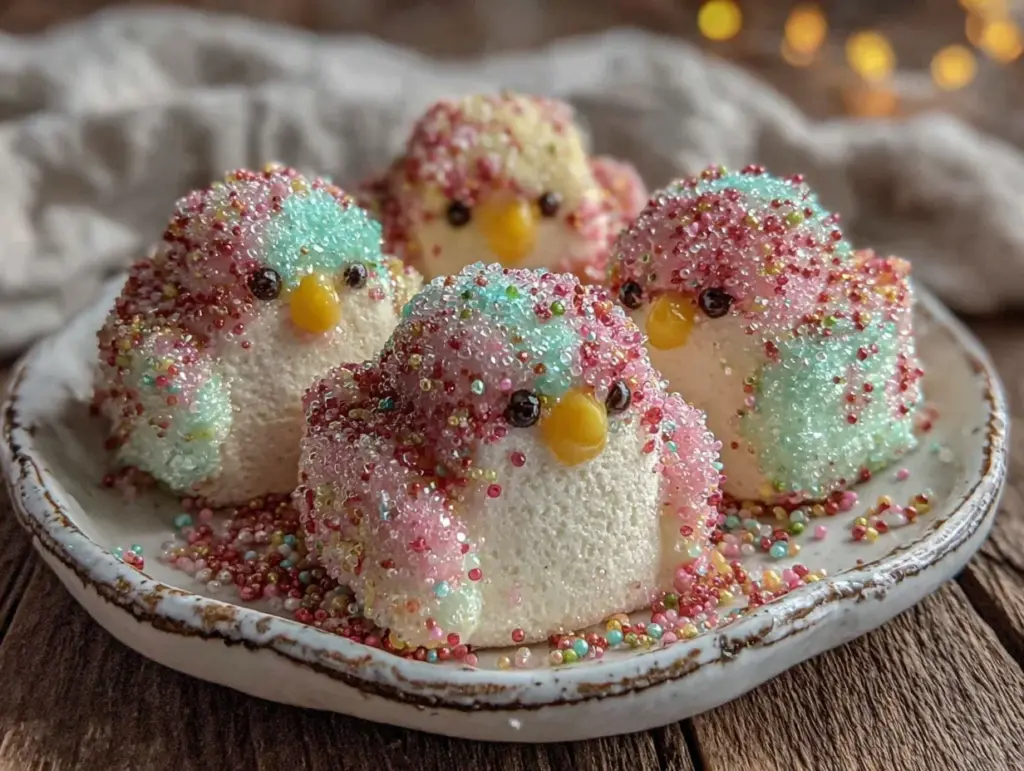 homemade Peeps marshmallow chicks - featured image