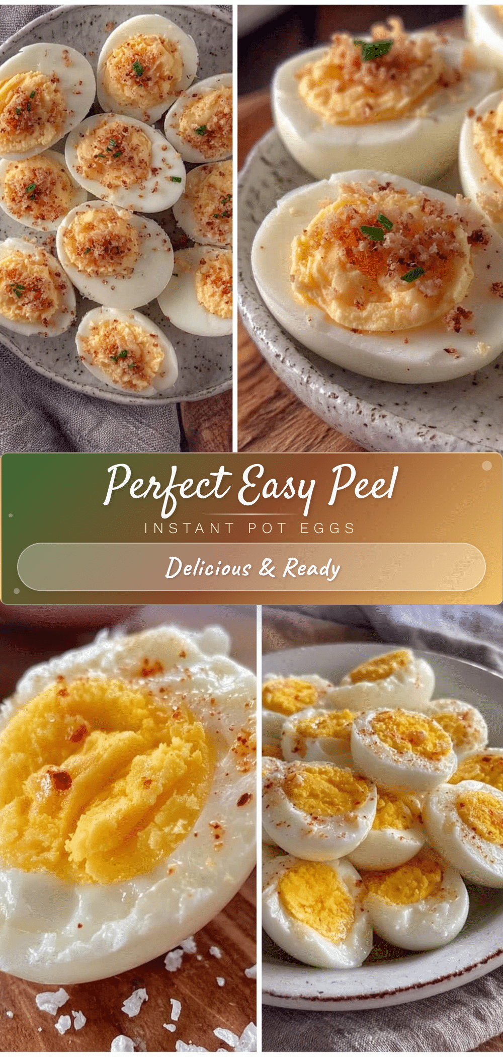instant pot hard boiled eggs recipe