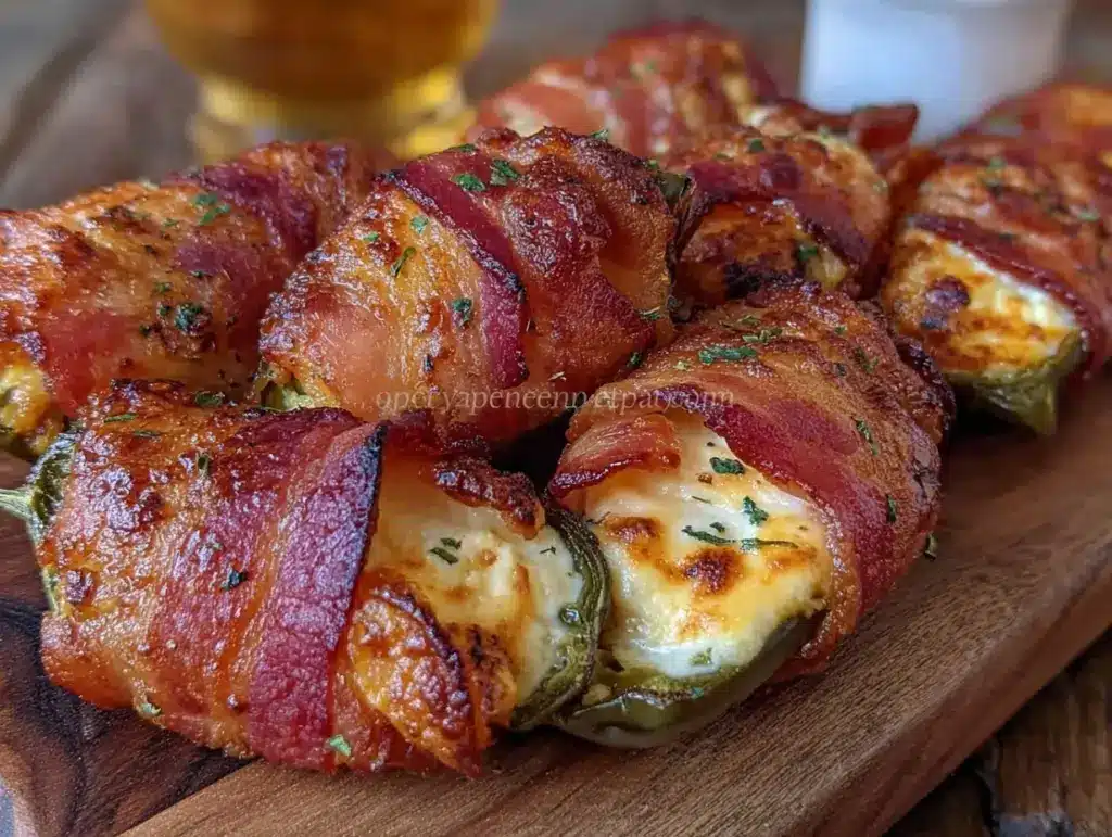 keto bacon jalapeño poppers - featured image