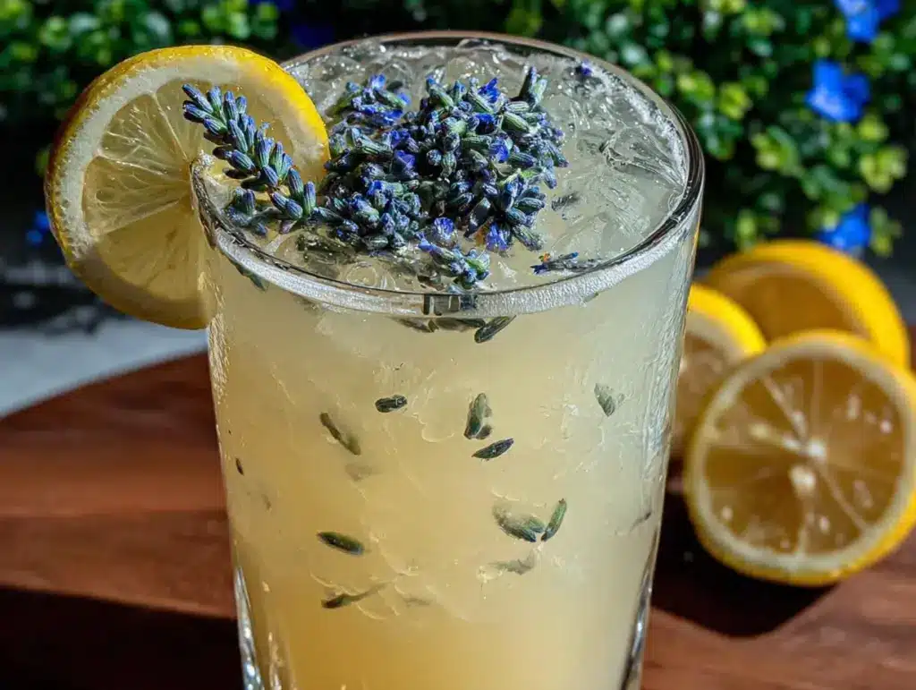 lavender honey lemonade - featured image