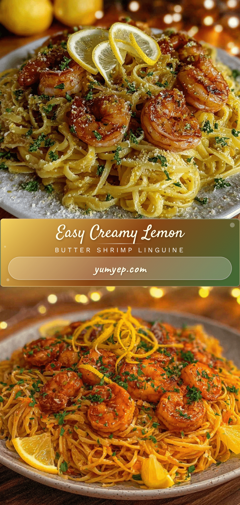lemon butter shrimp linguine recipe