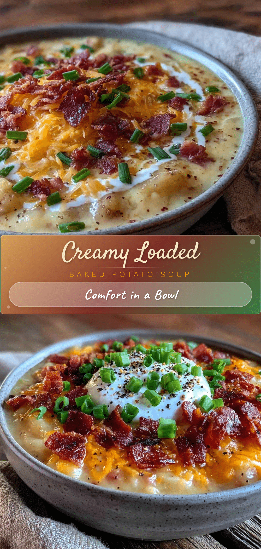 loaded baked potato soup recipe