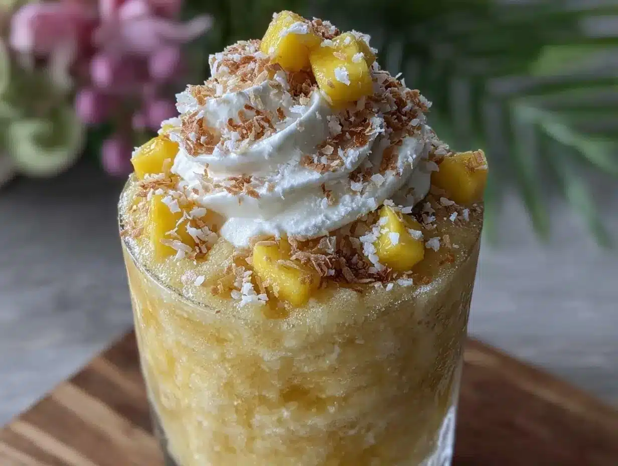 mango coconut slushie preparation steps